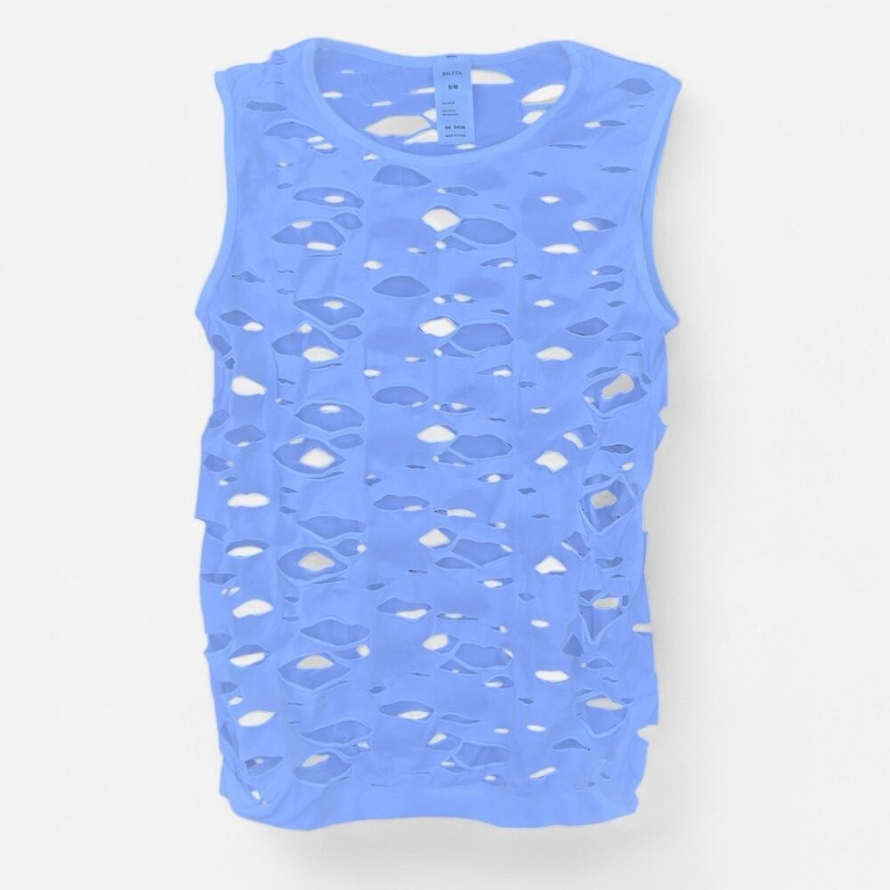 White Subversive Ultra Stretchy Cutout Top